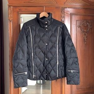 Black Satiny Bogner Ski Jacket Size 12/42